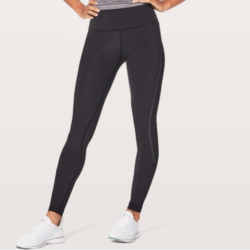 Lululemon Stop Drop & Squat Tight 28"- size 4- black - Picture 3 of 11